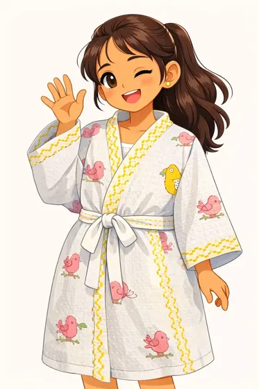 Bird Bathrobe