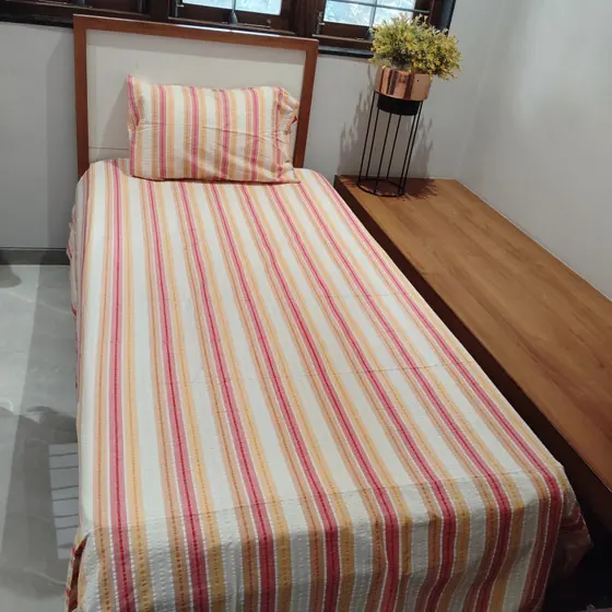 Cheese Cotton Pink Bedsheet