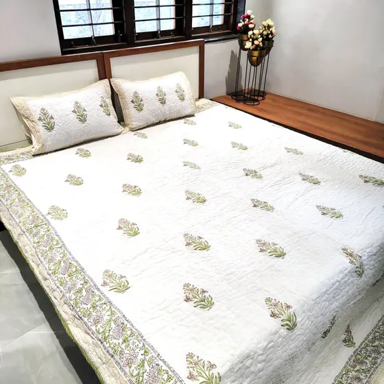 Green Bedcover