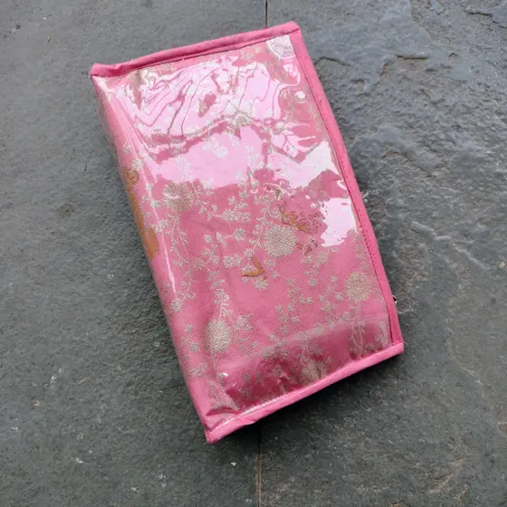 Pink Floral Pouch