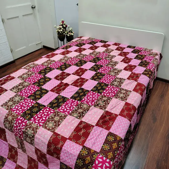 Pink Patchwork Dohar