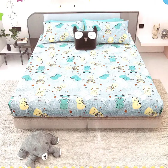 Printed Cartoon Bedsheet
