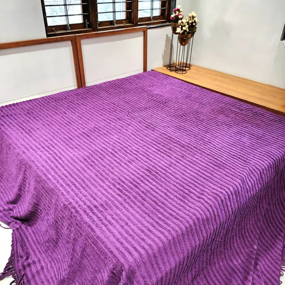 Purple Boho Bedcover