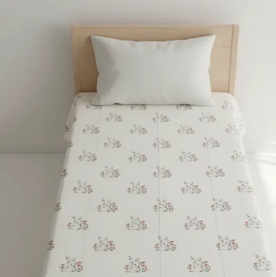 Rabbit Print Bedsheet