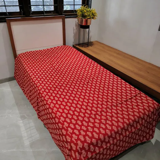 Red Ajrak Dohar