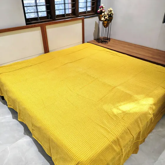 Yellow Boho Bedcover